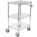 Three Shelf Utility Cart with U-Shaped Handle B227