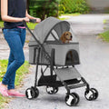 3-in-1 Pet Stroller with Detachable Carrier P6037