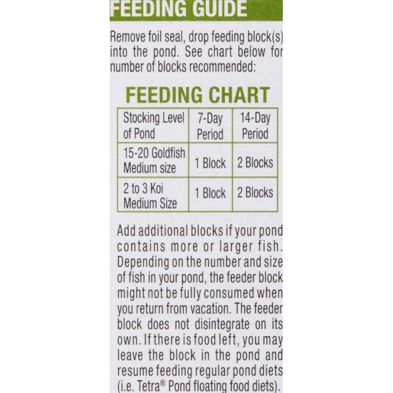 Pond Vacation Food Feeder Block F8087