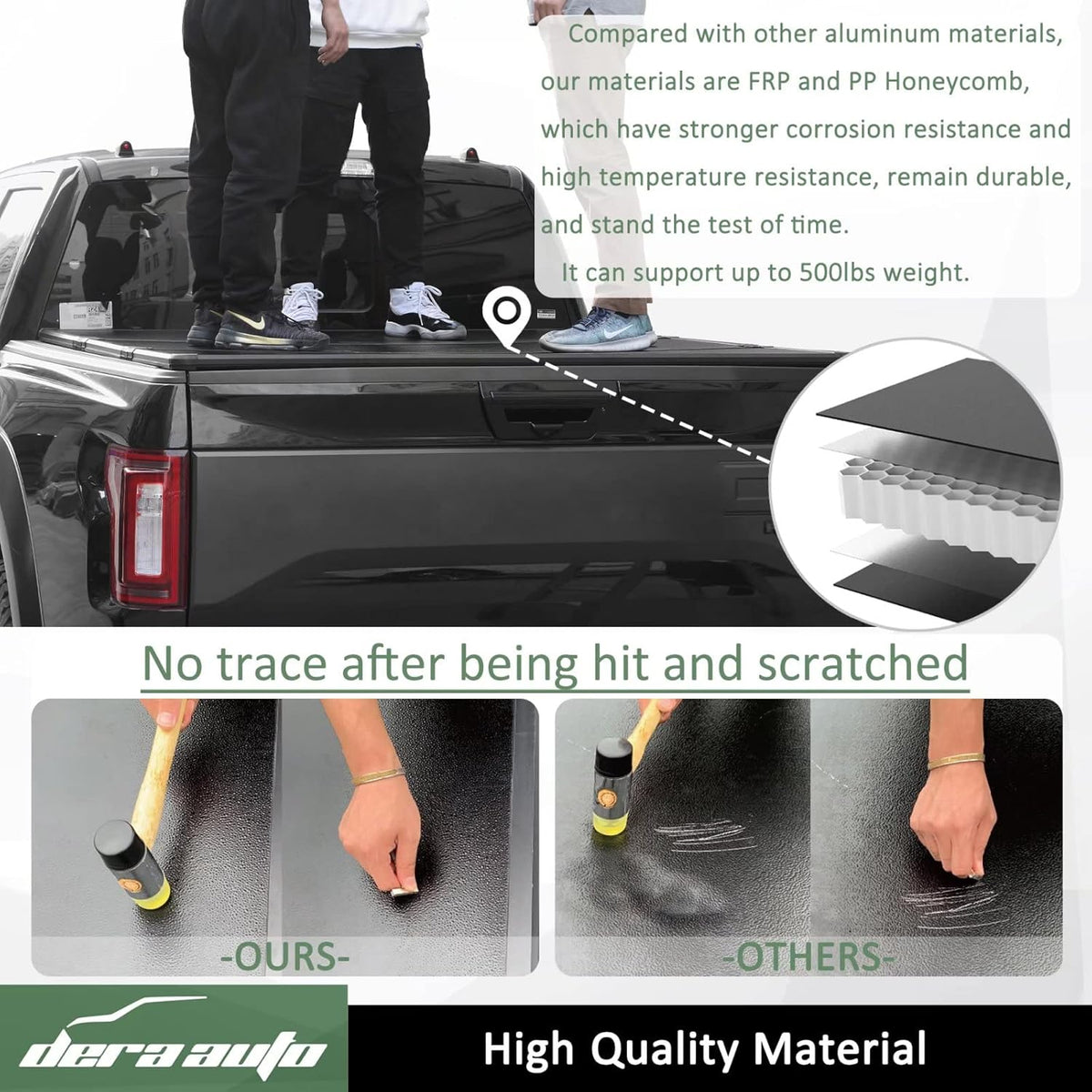 Hard Tri-Fold Truck Bed Tonneau Cover Q909