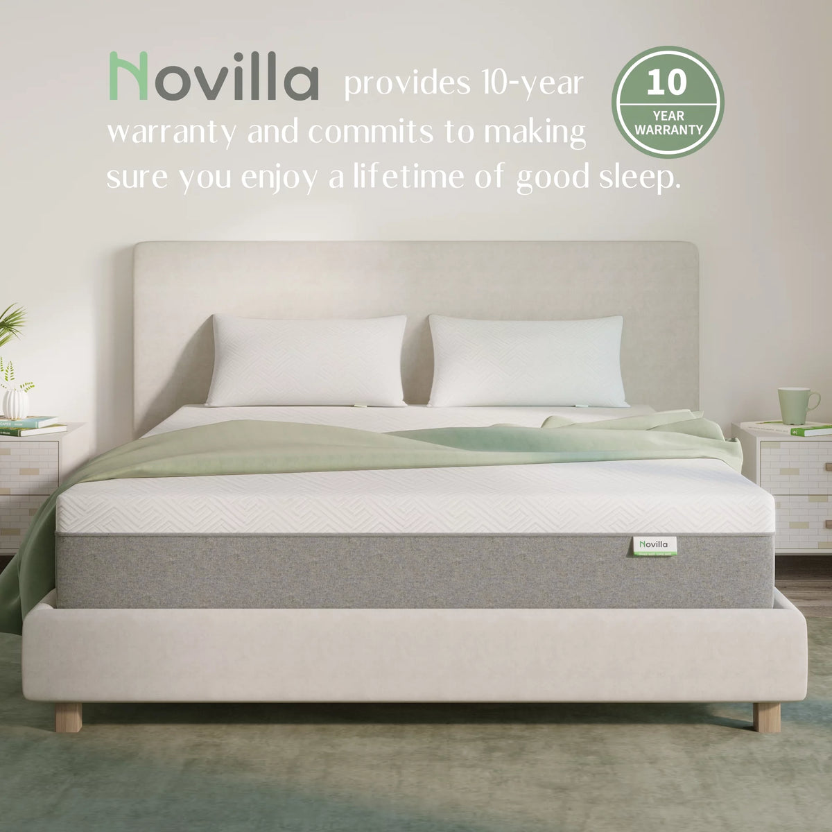 10 inch Cooling Gel Memory Foam Queen Mattress O137197