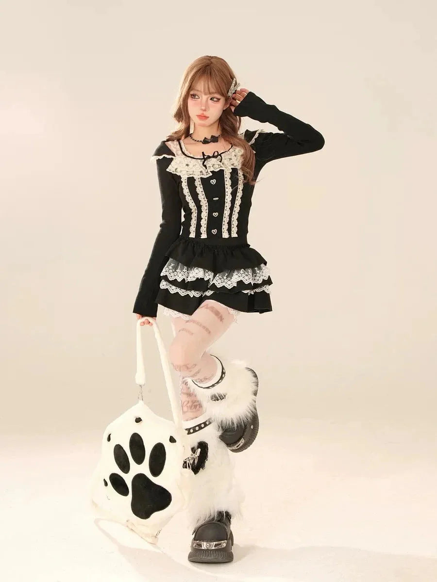 Black & White Skort O569473