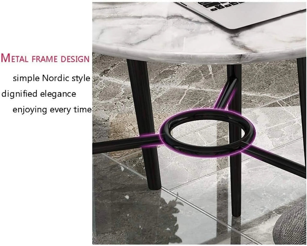 Round Dining Table and 4 Chairs Set B11527