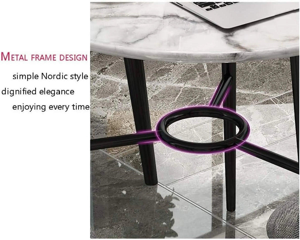 Round Dining Table and 4 Chairs Set B11527