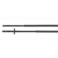 Black Rubber Reins with Buckles D62220