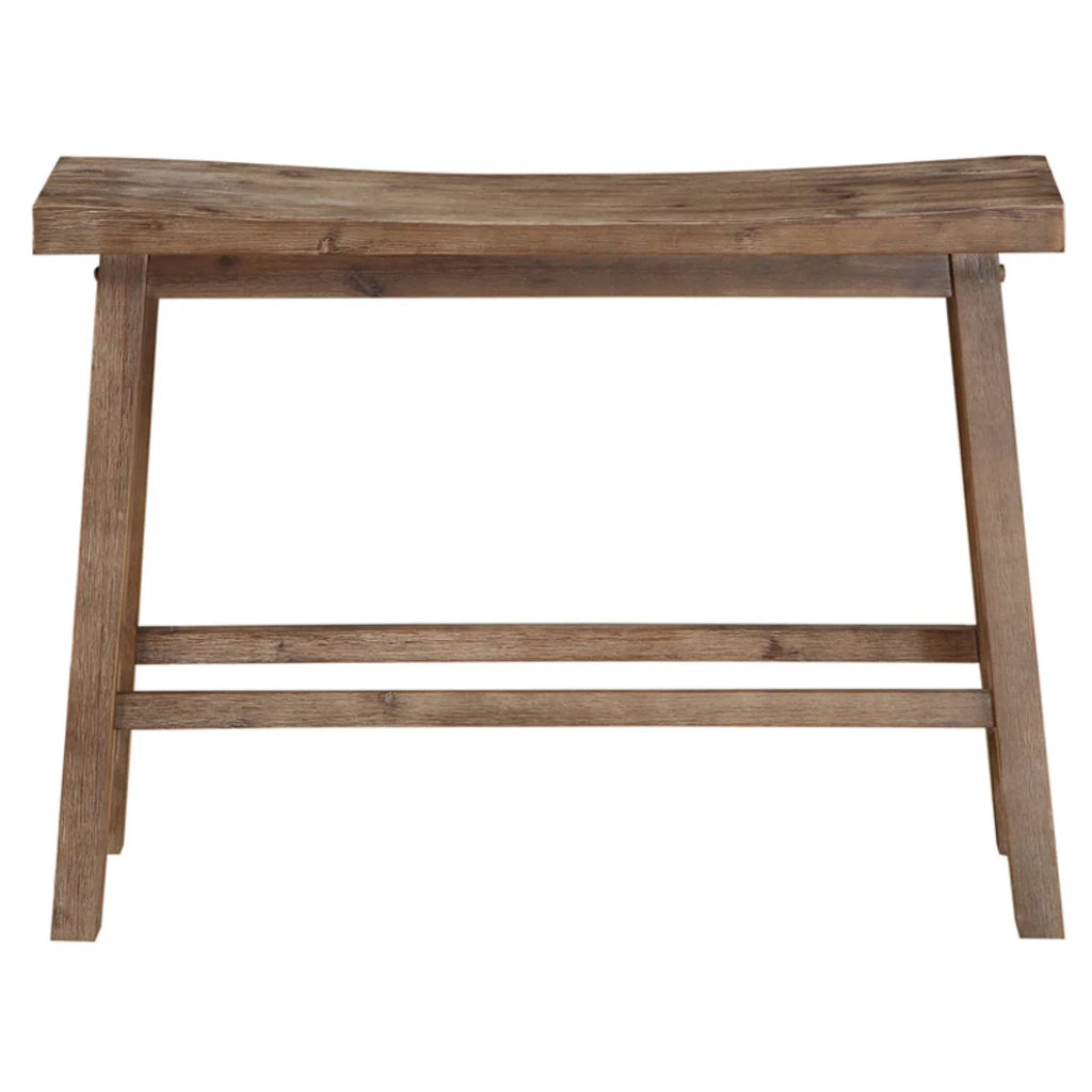 24in. Backless Wood Dining Bench Z99426