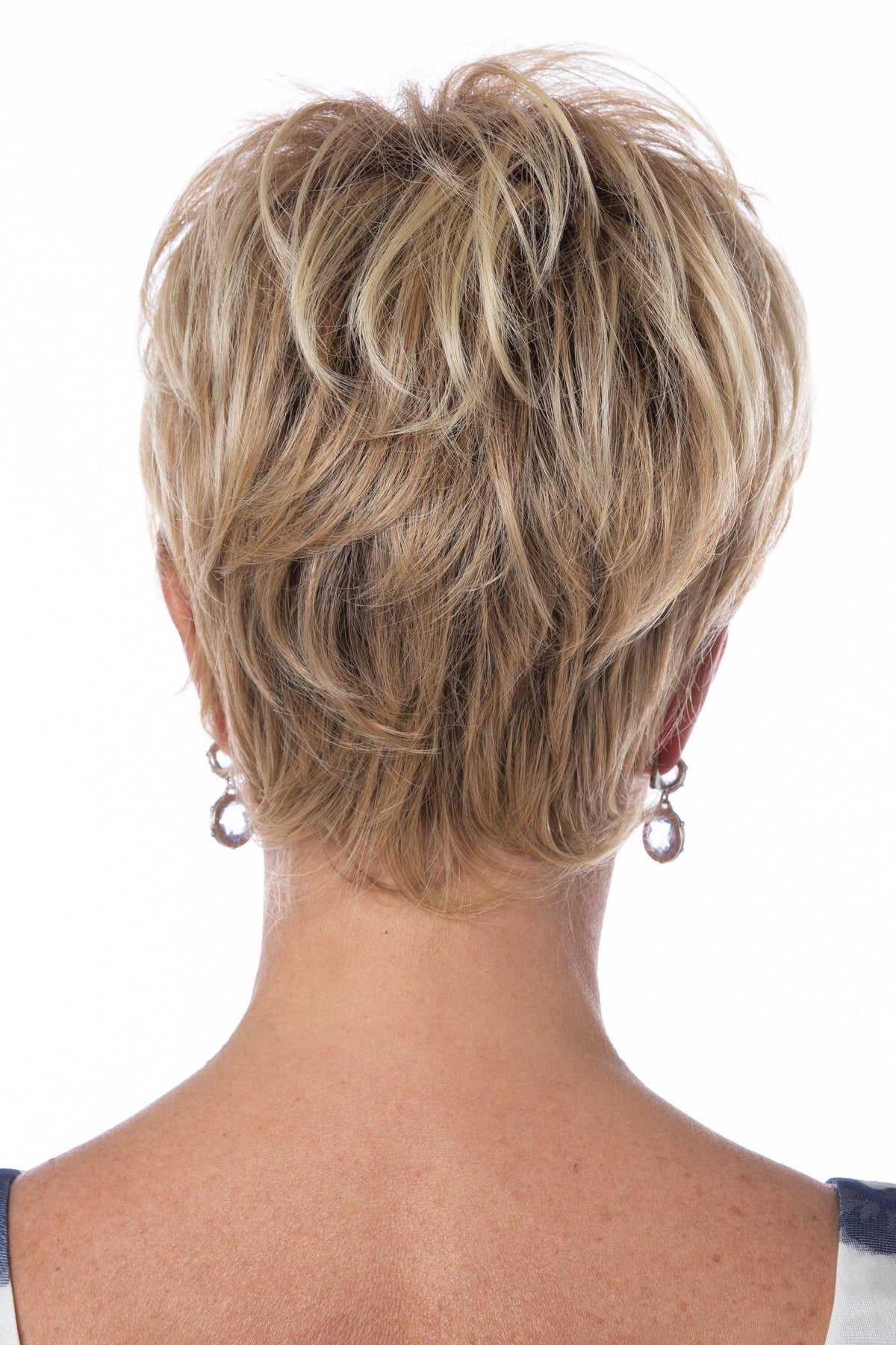 Brown Blonde Jazzy HF Wig U508