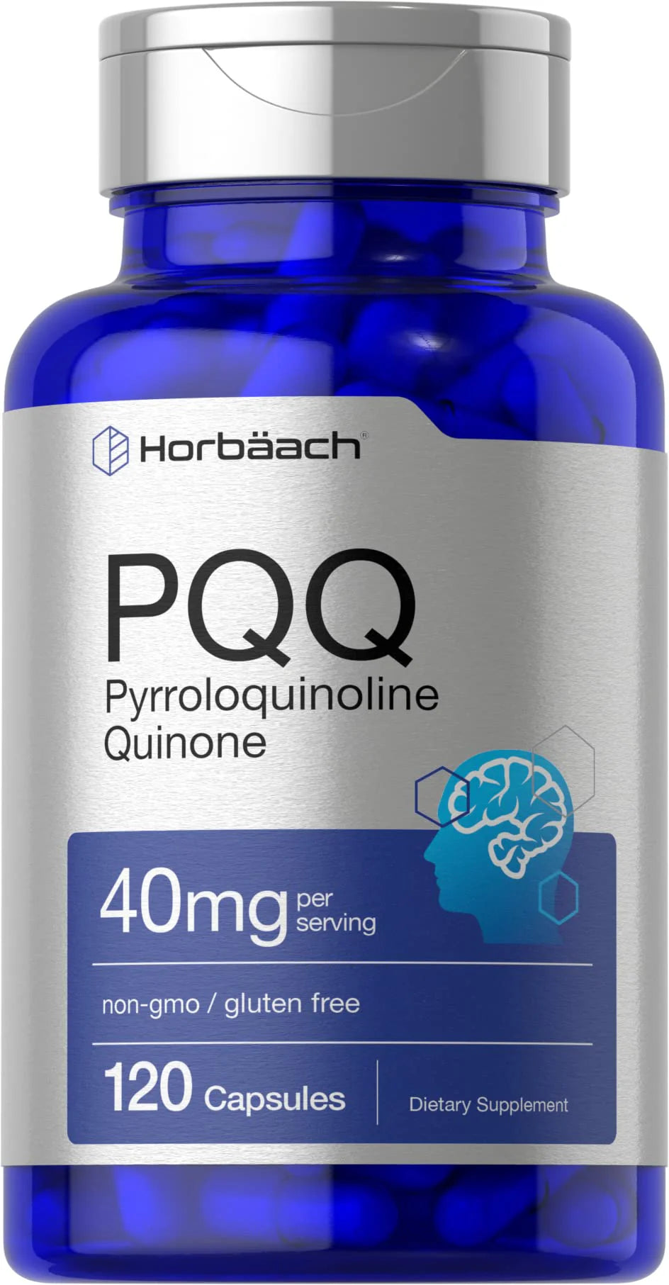 PQQ Supplement 40 mg 120 Capsules H431107