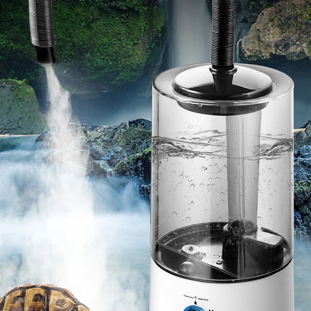 Reptile Terrarium Humidifier Fogger 4L Capacity Misting Machine with Hose F90277
