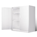 Metal Storage Cabinet with 2 Doors and 2 Adjustable Shelves U63943
