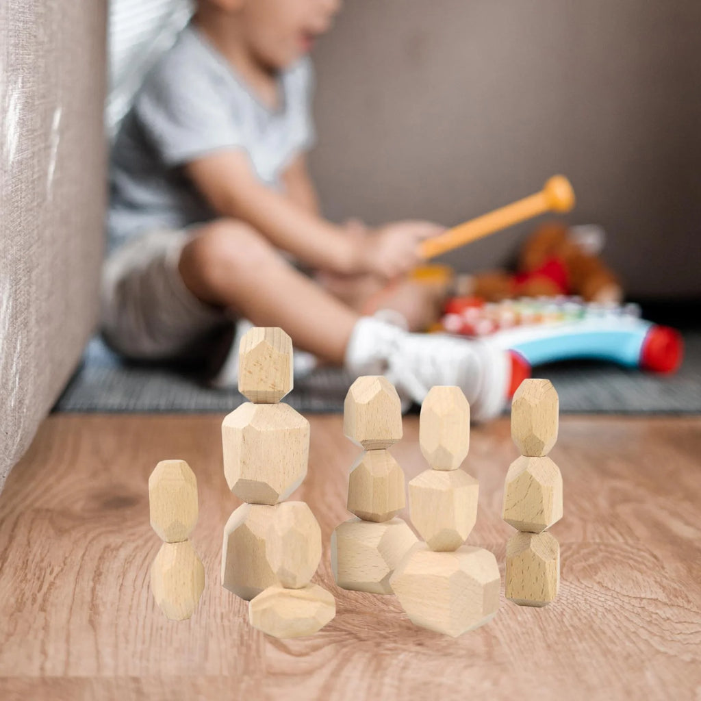 Wooden Stacking Stones Building Blocks N443608