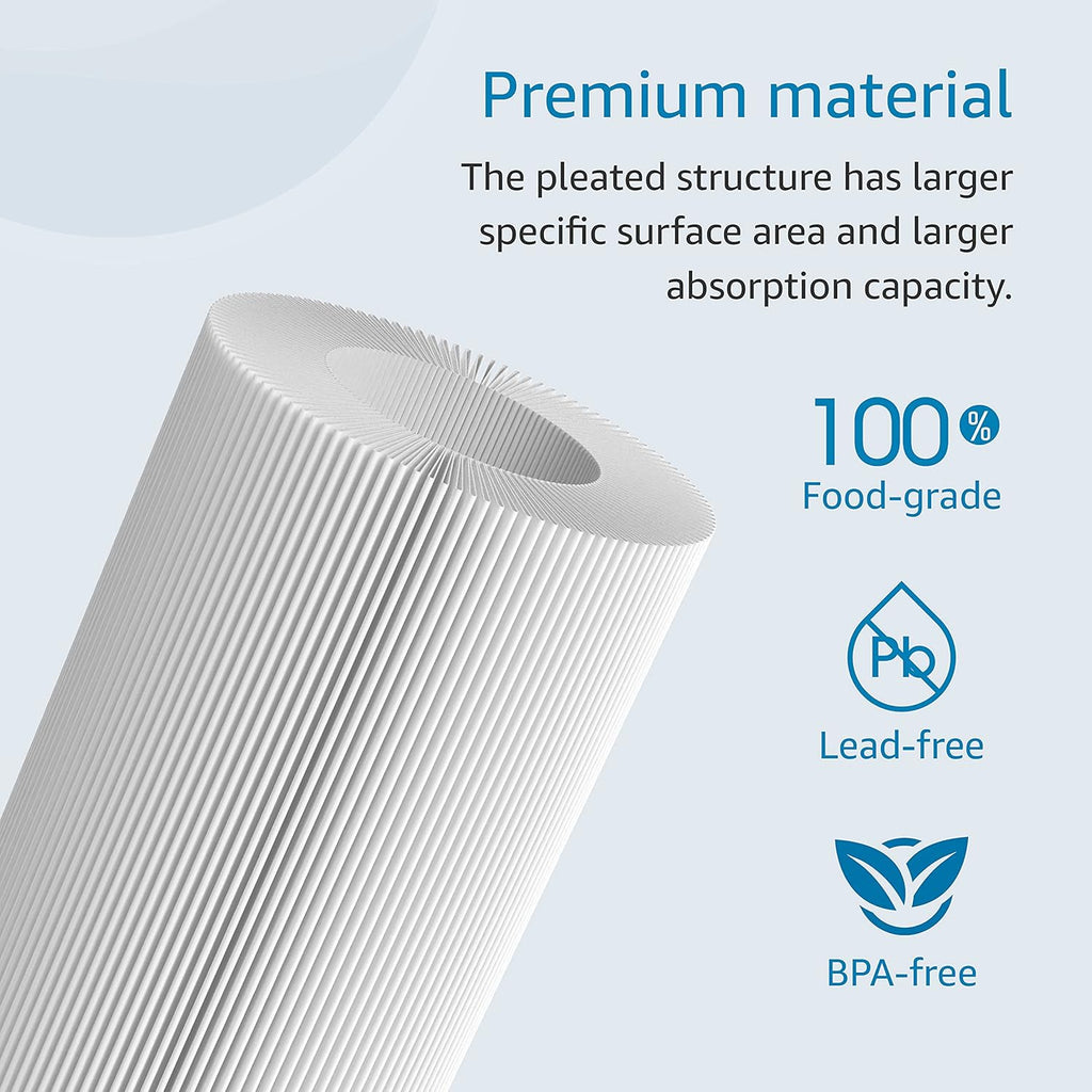 10 x 4.5 Whole House Pleated Sediment Filter, Pack of 4 P93662