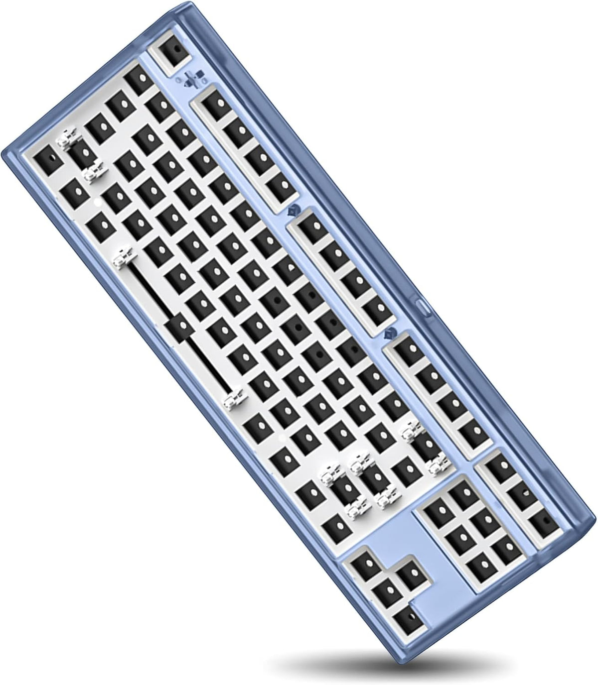 Pink 87 Keys RGB Modular Mechanical Keyboard DIY Kit E10699