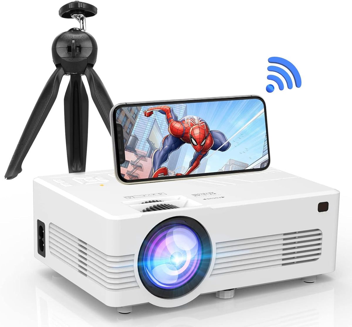 7500 Lumens WiFi Mini Projector with Tripod R247