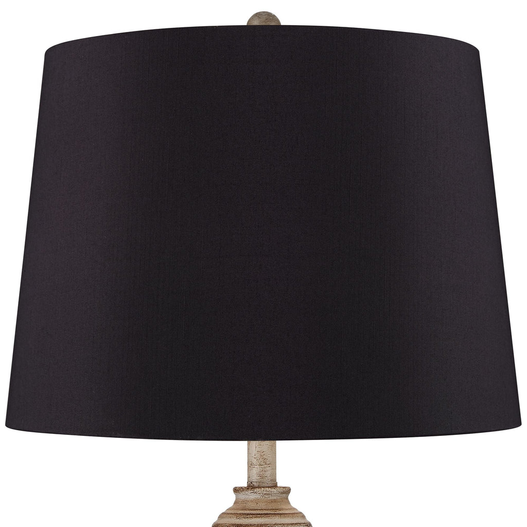 Set of 2 Beige Wood Table Lamps I70822