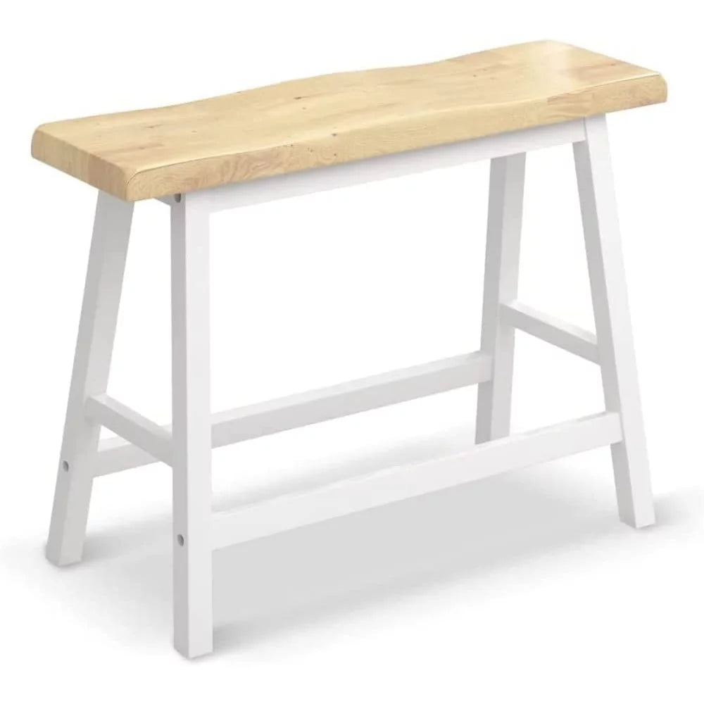 Rubber Wood 4-Person Bar Dining Table Set O31352