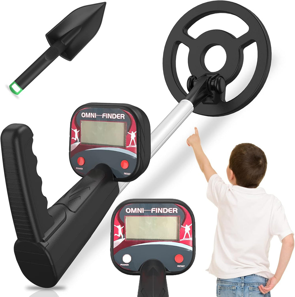 Metal Detectors for Kids, 7-inch Waterproof Search Coil, Adjustable Stem, LCD Screen, Pack of 2 X23421
