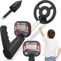 Metal Detectors for Kids, 7-inch Waterproof Search Coil, Adjustable Stem, LCD Screen, Pack of 2 X23421