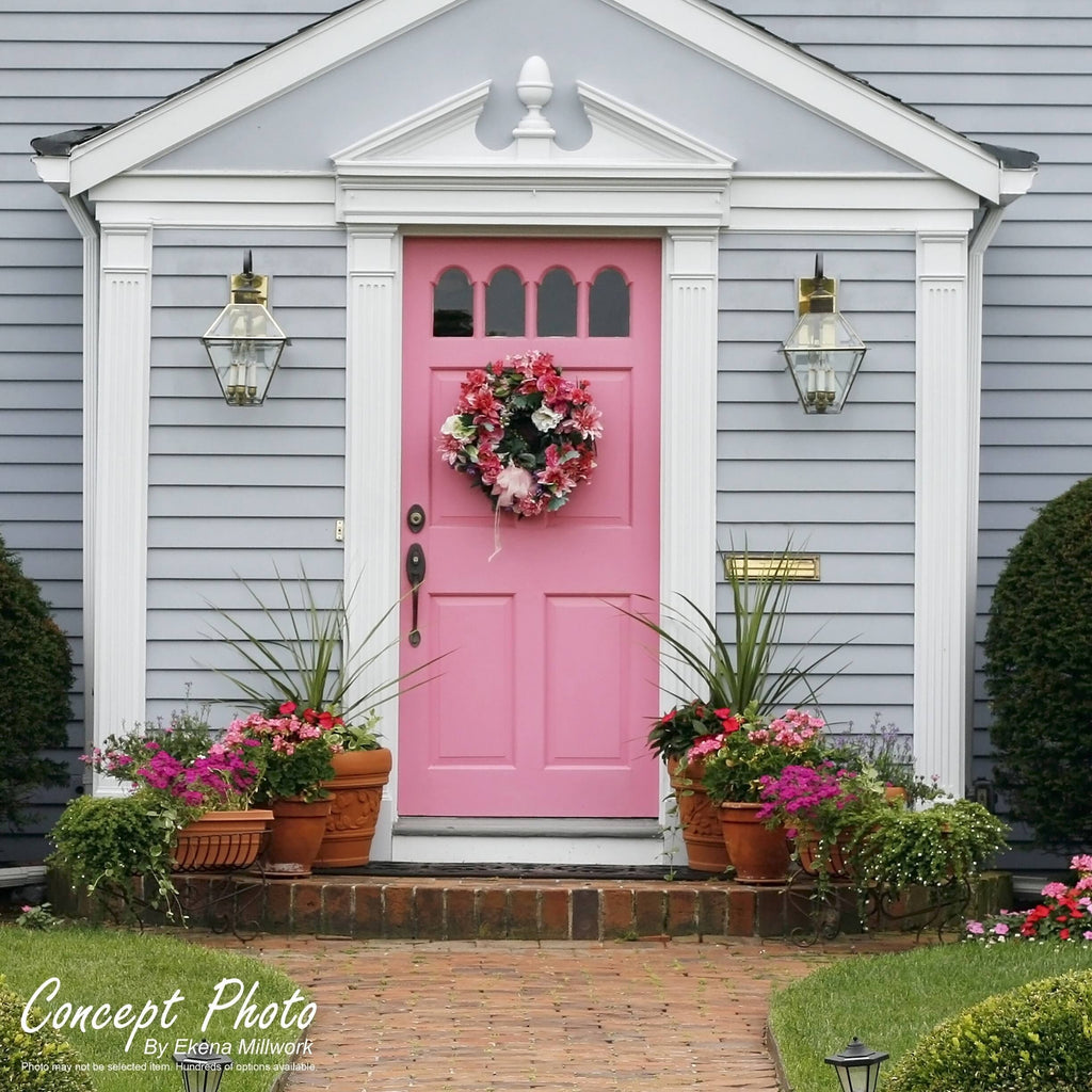 Fluted PVC Pilaster with Decorative Capital & Base (Pair) Z512336