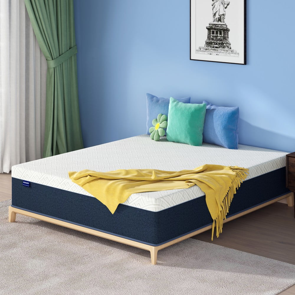 14 Inch Green Tea Memory Foam King Size Mattress S859