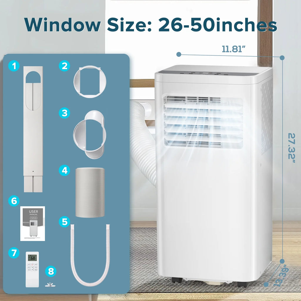 5,000 BTU Portable Air Conditioner White M56064