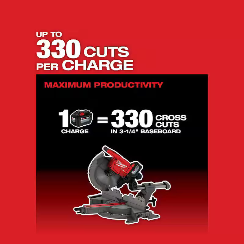 18V Lithium-Ion Brushless Cordless 12 in. Dual Bevel Sliding Compound Miter Saw X4291