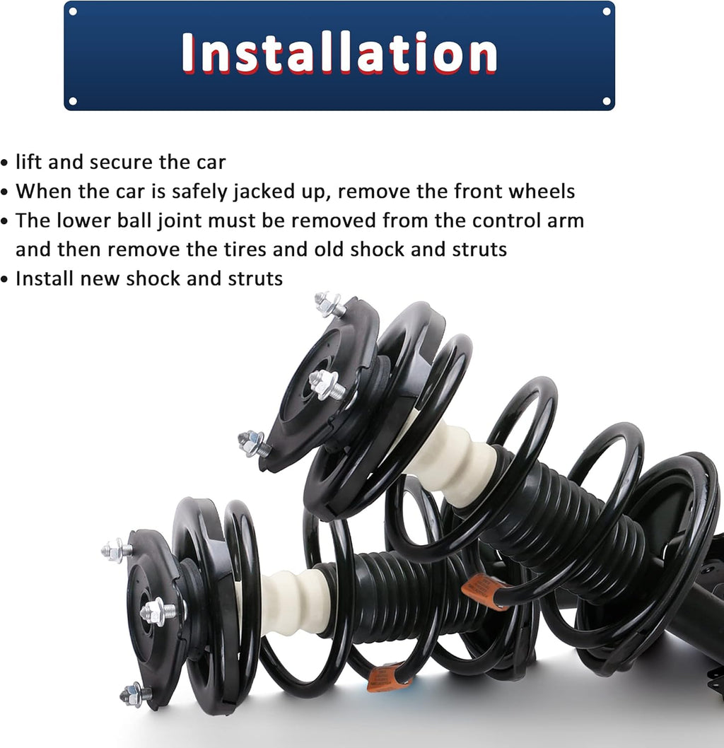 Complete Front and Rear Shock Absorbers for BMW E46 D2479