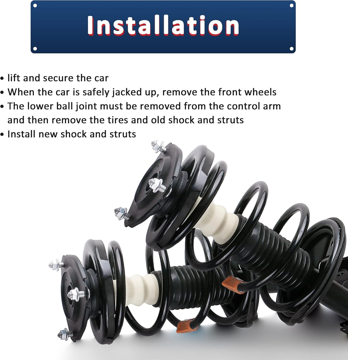Complete Front and Rear Shock Absorbers for BMW E46 D2479