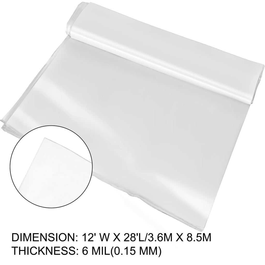 12x28 ft 6 Mil Polyethylene Greenhouse Film N679