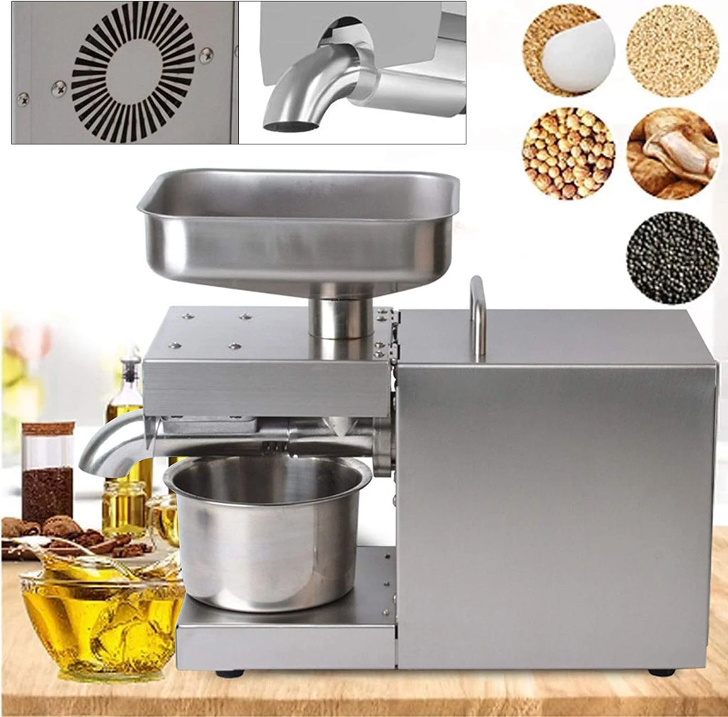 600W Electric Stainless Steel Oil Press Machine D83128