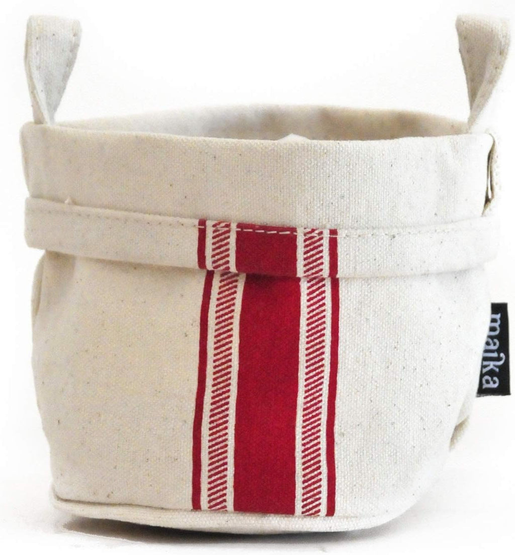 Recycled Canvas Storage Bucket 3-pack, Medium, Dots Navy K3304