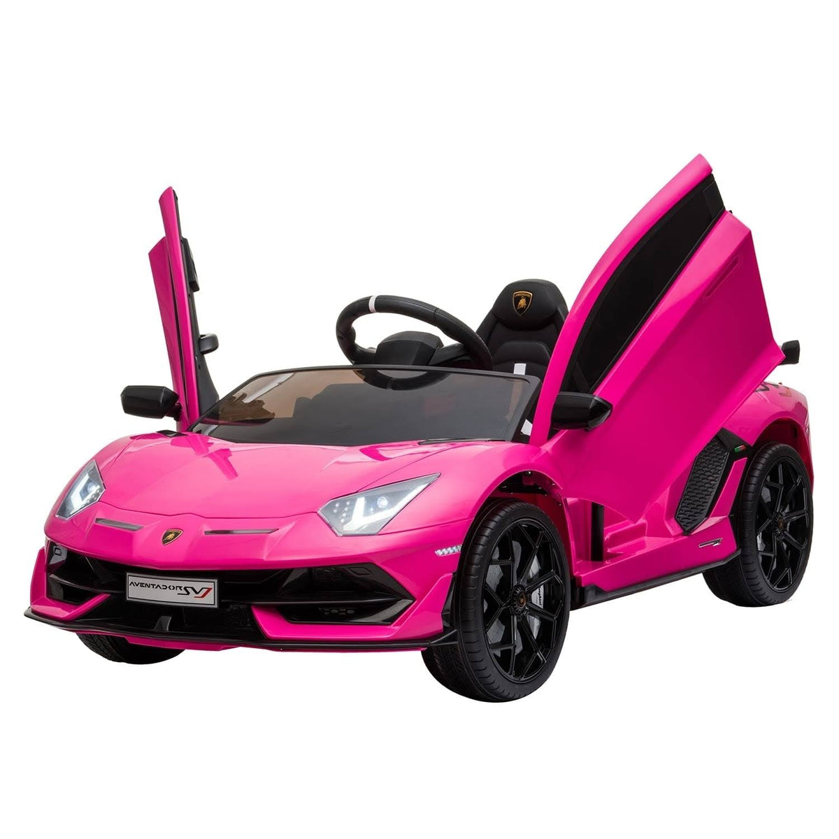 Pink 12V Kids Electric Ride on Car with Remote Control R520