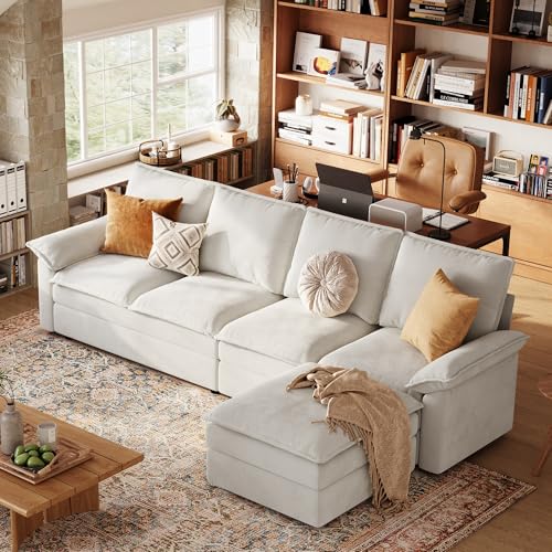 Dark Grey Chenille U Shaped Sectional Sofa L764045