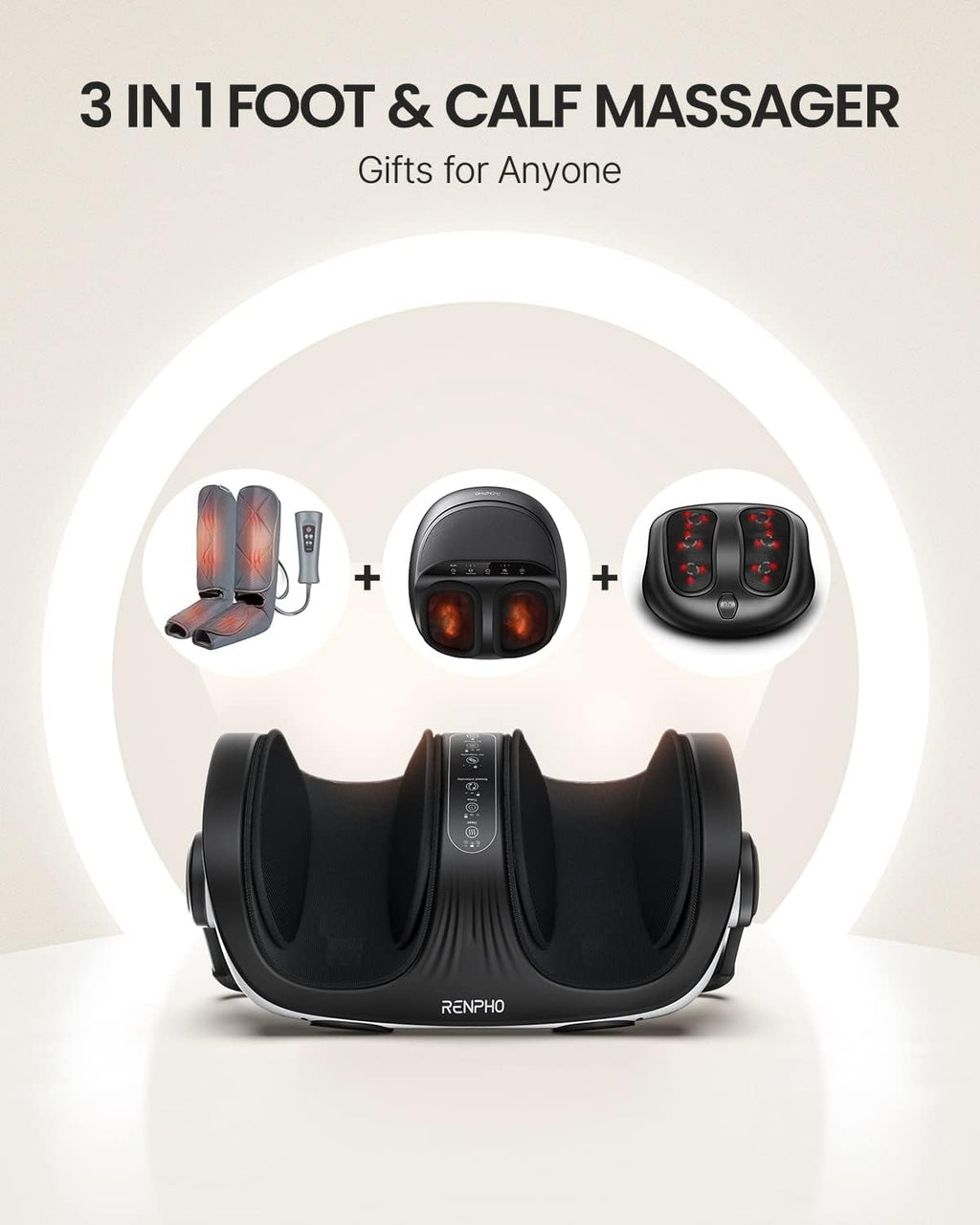 Shiatsu Foot and Calf Massager with Heat and Remote O462