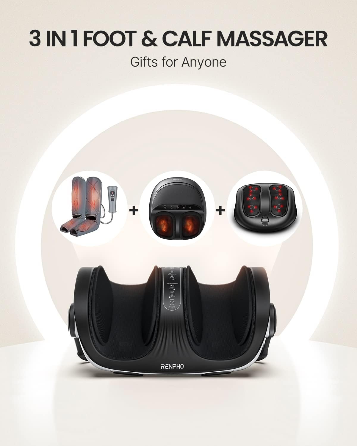 Shiatsu Foot and Calf Massager with Heat and Remote O462