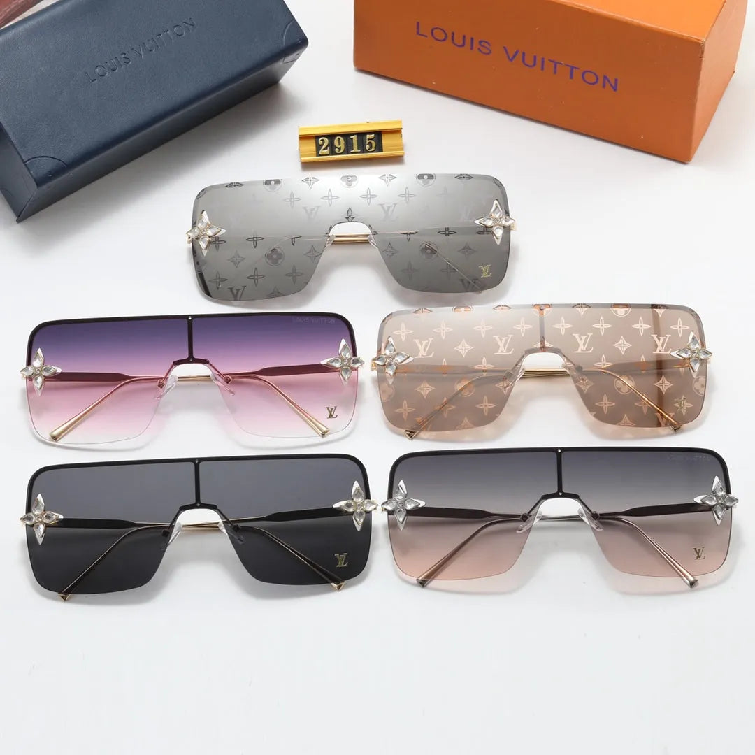 One Piece Printed Polarized Sunglasses A9502