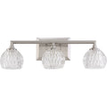 Brushed Nickel Bath Light D9162