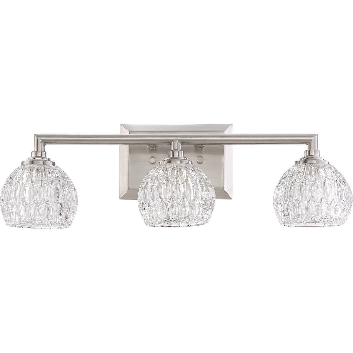 Brushed Nickel Bath Light D9162
