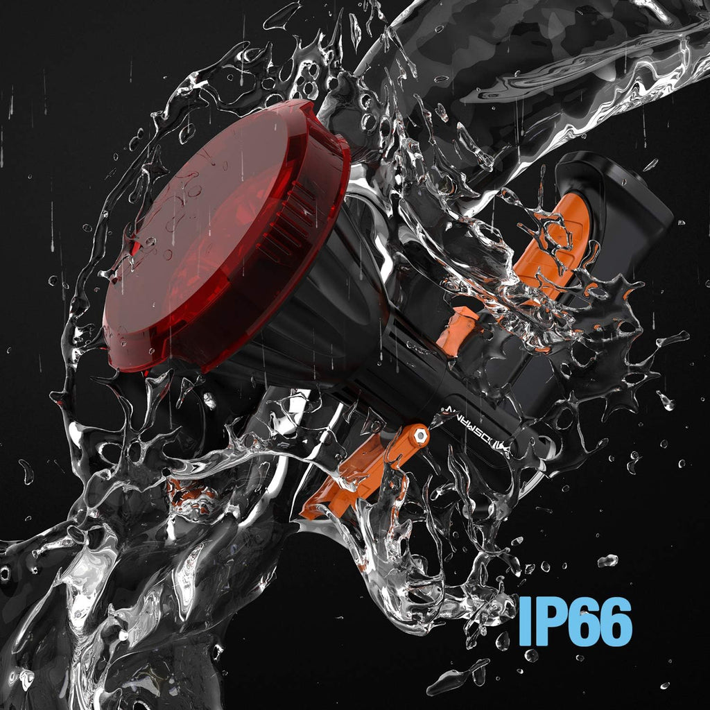 Rechargeable 4000 Lumen LED Spotlight with Detachable Red Light Filter G92628