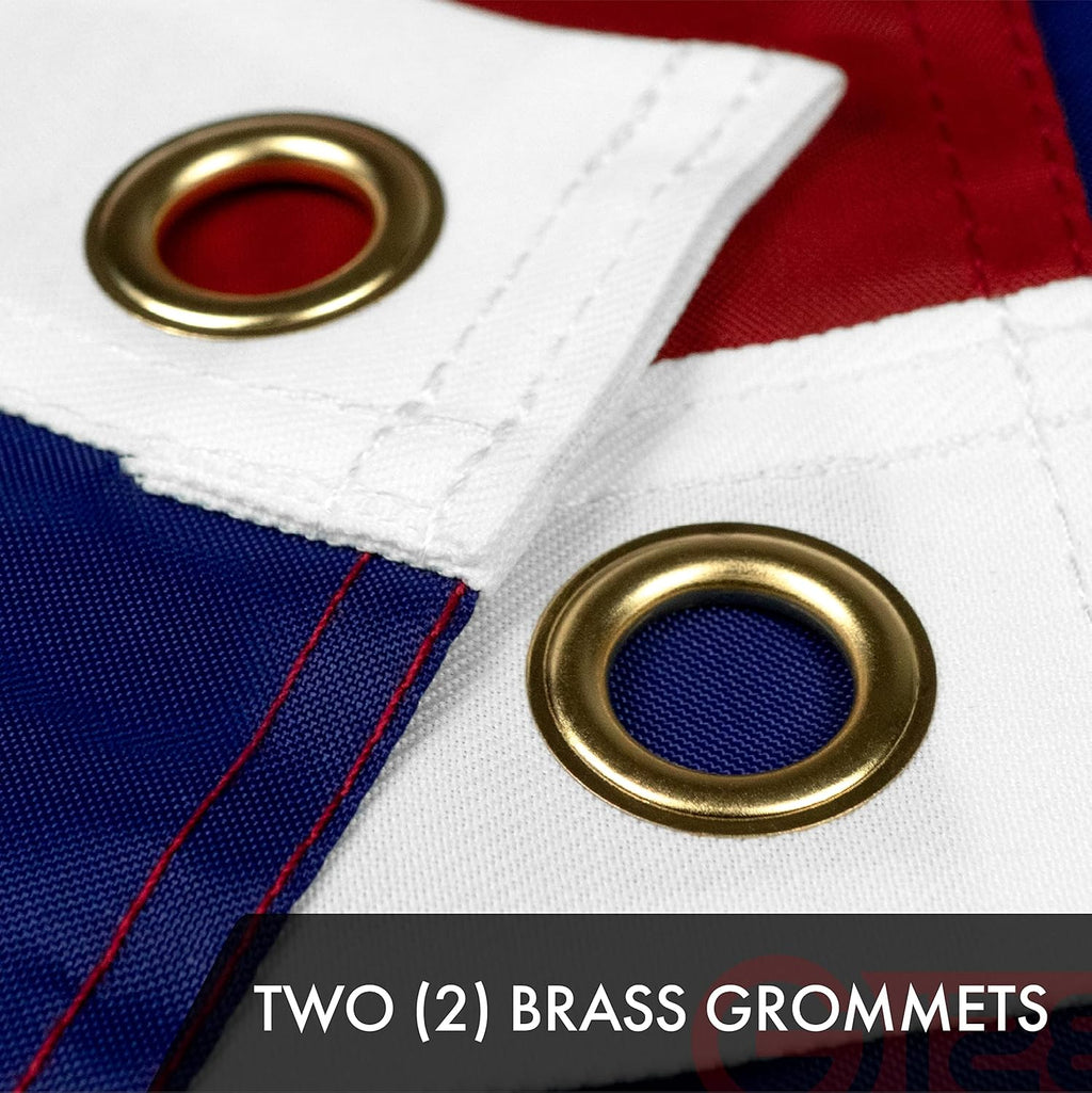 5 Pack American USA US Flag 10x15 ft Embroidered Stars Sewn Stripes Brass Grommets G345