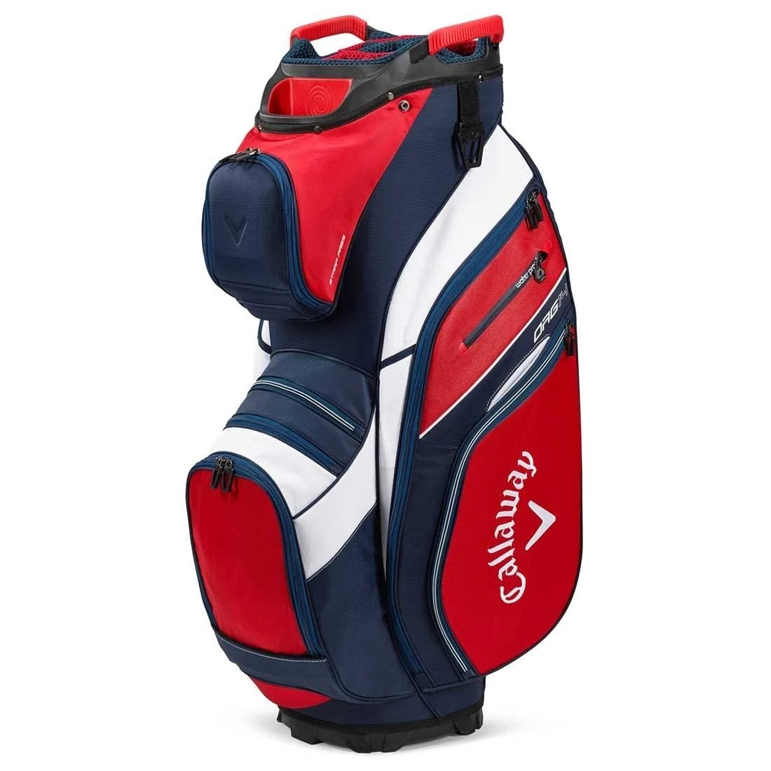 14 Cart Bag White Charcoal Black Red X532
