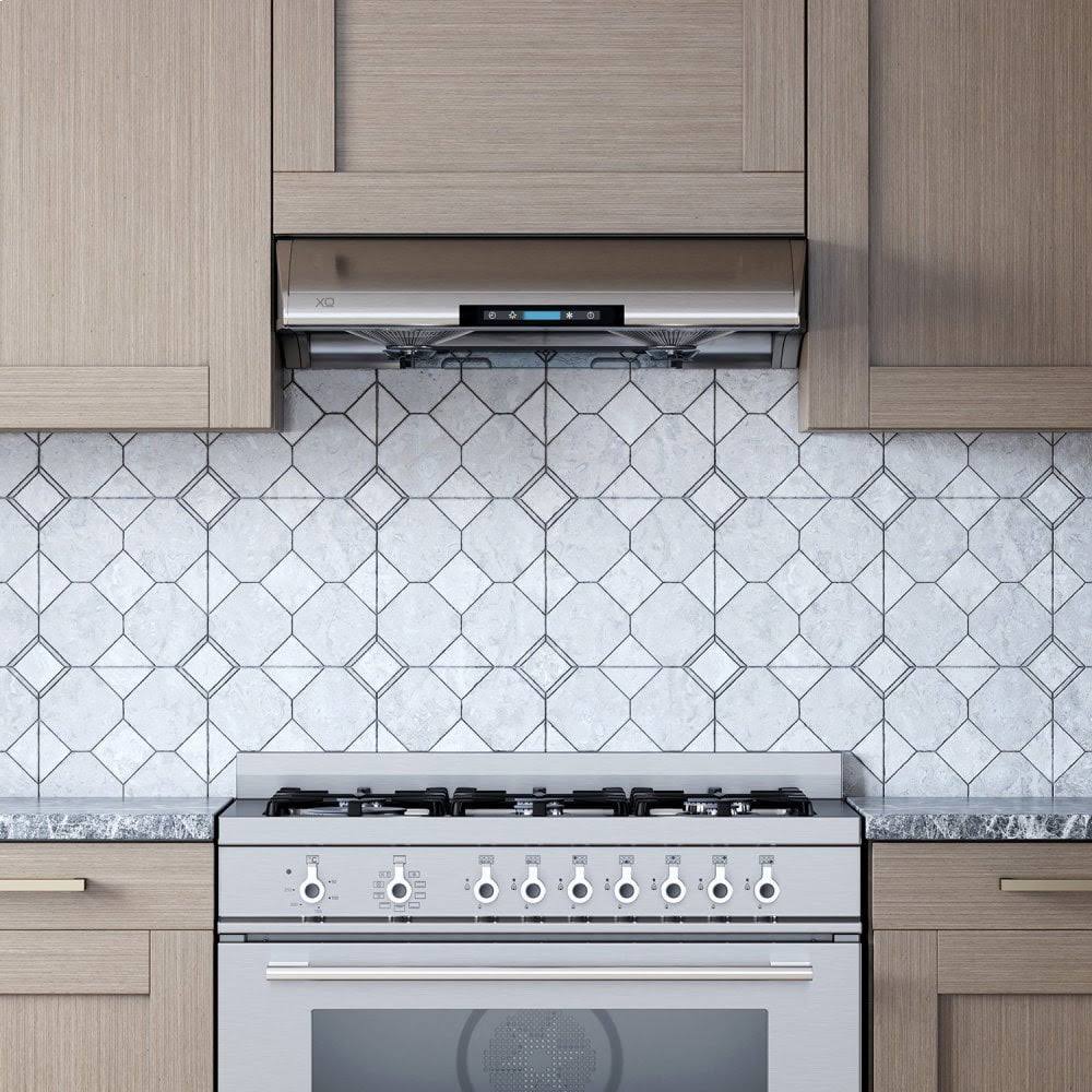 White 30x22 Under Cabinet Range Hood N382324