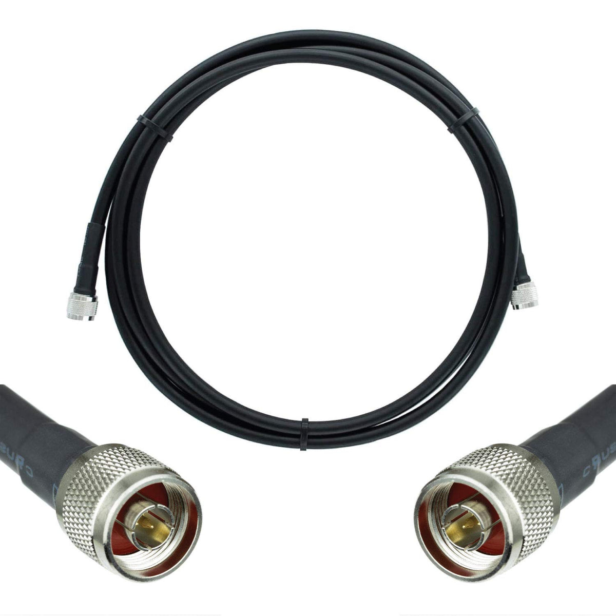 75ft N Male to N Male Ultra Low Loss Coaxial Cable 50ohm R51010