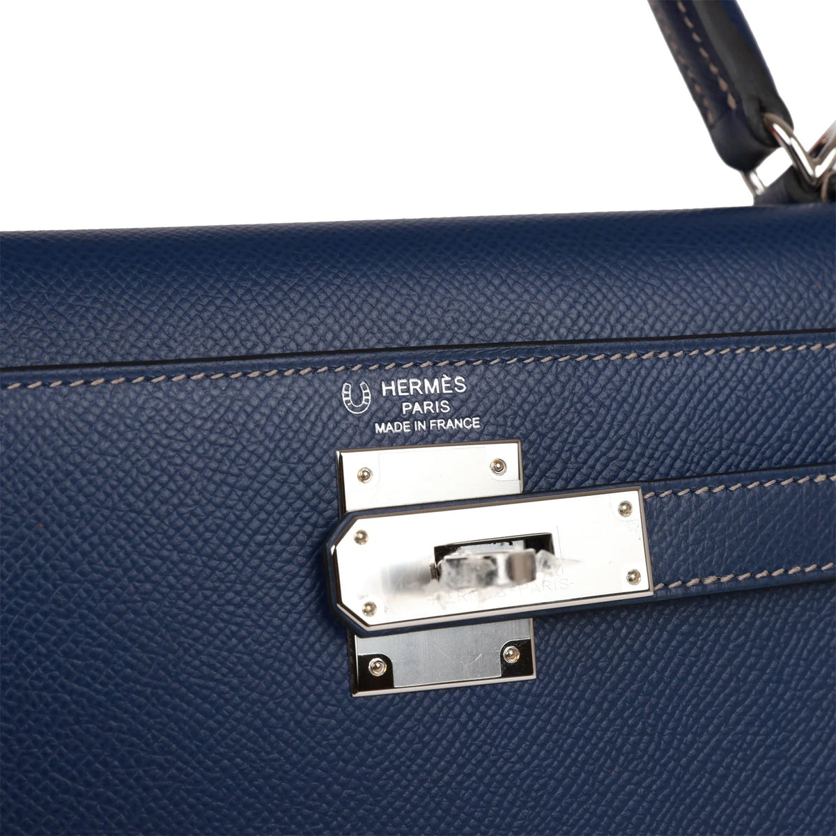Bleu Indigo Epsom 28 Kelly Sellier F67182