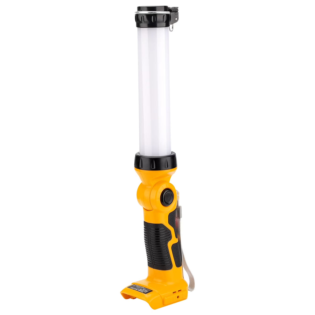 360° Outdoor Camping Lantern with Hooks, 26W 2000LM, for Dewalt 20V Li-ion Battery A18009