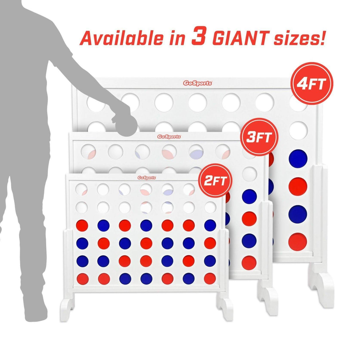 Giant 4-in-a-Row Game with Carrying Case G629200