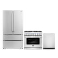 36 Gas Range, Dishwasher and Refrigerator with Ice Maker V357