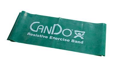 Low Powder Exercise Band - Box of 30, 5& Length - Set of 5 (Yellow - Black) O794642