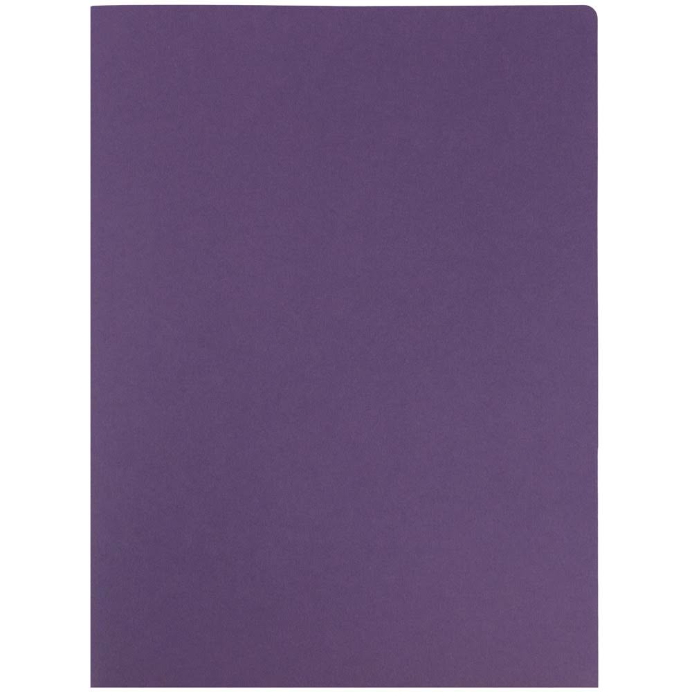 Dark Purple 50 Pack Two Pocket Folders 9 x 12 W1513