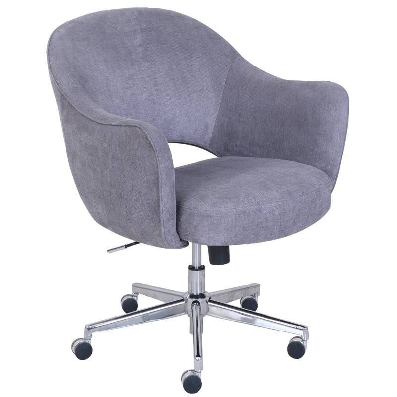 Dovetail Gray Home Office Chair U8105